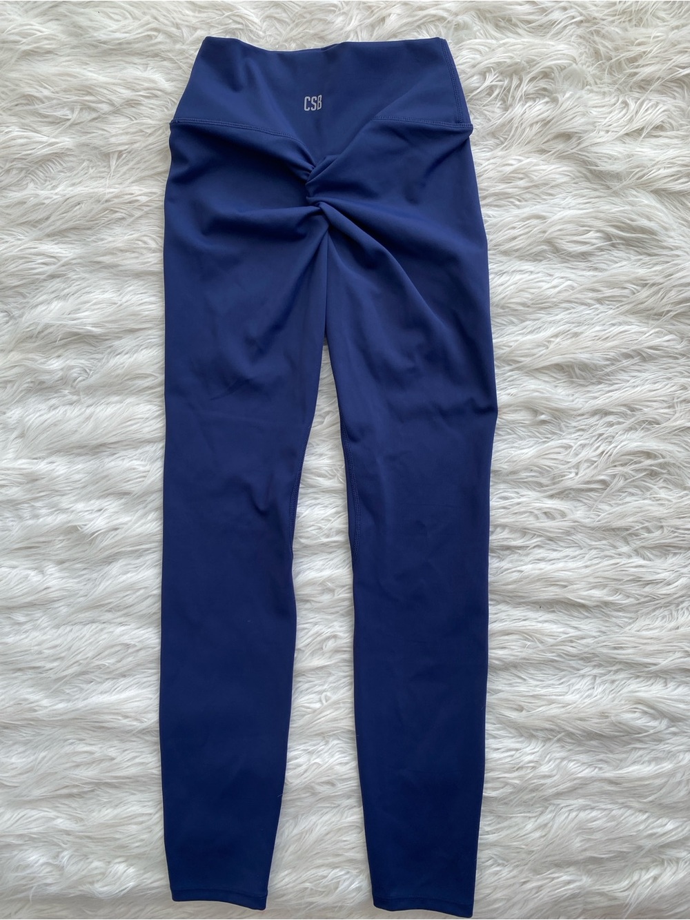 CSB | Freedom Scrunch High-Waist Navy Active Leggings